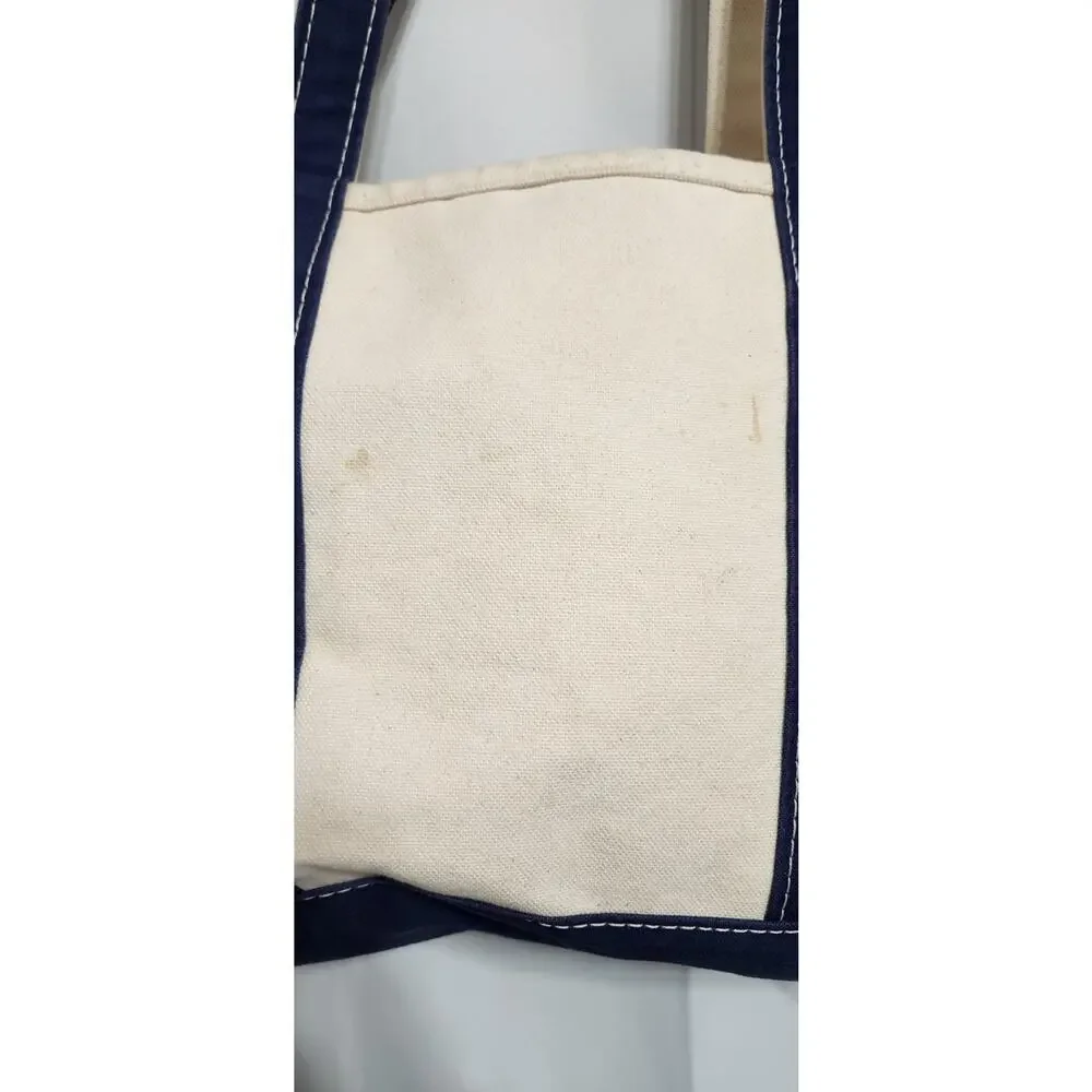 90's LL Bean Boat and Tote‎ Canvas Bag 